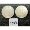Image 2 : LOT OF 2 - 1963 CDN SILVER DOLLARS - VOYAGEUR 