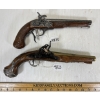 Image 1 : LOT OF 2 - FLINTLOCK & PERCUSSION PISTOLS - REPLICA - NO PAL REQUIRED