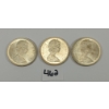 Image 2 : LOT OF 3 - 1966 CDN SILVER DOLLAR PCS 