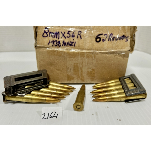 AMMO: APPROX 62X 8X56 R