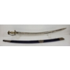 Image 2 : INDIAN KUKRI SWORD W/ VELVET SCABBARD
