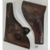 Image 1 : LOT OF 2 - LEATHER PISTOL HOLSTERS