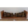 Image 3 : PAIR OF BRASS CAR BOOKENDS