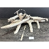 Image 2 : NARWHAL HUNTER IN KAYAK BY PAKAK INUKSUK - CARIBOU ANTLER, IVORY W/ SINEW