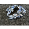 Image 2 : LOT OF 2 - SHERMAN BLUE TONE CLIP-ON EARRINGS & BROOCH