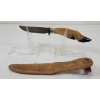 Image 3 : SOLINGEN HUNTING KNIFE W/ DEER FOOT HANDLE