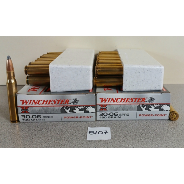 AMMO: 40X WINCHESTER .30-06 SPRG - 180GR PP