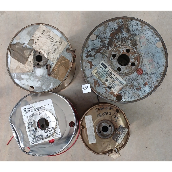 LOT OF 4 - WIRE SPOOLS