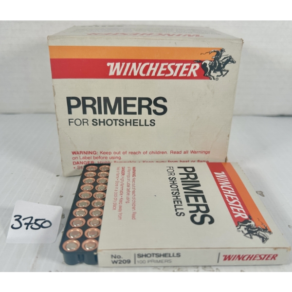 PRIMERS: 500X WINCHESTER NO. 209 SHOTSHELL PRIMERS