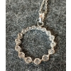 Image 5 : RHINESTONE & STERLING SILVER NECKLACE