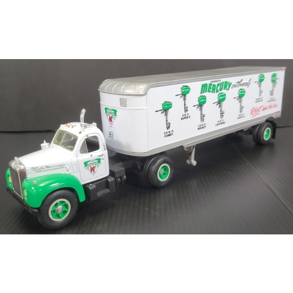 FIRST GEAR DIECAST 1960 MODEL B-61 MACK TRACTOR & TRAILER