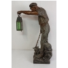 Image 3 : BRONZE MINER STATUE