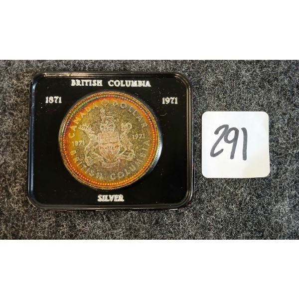 1971 RCM BRITISH COLUMBIA SILVER DOLLAR