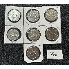 Image 1 : LOT OF 7 - 1969-1983 CDN VOYAGEUR SILVER DOLLAR COINS 