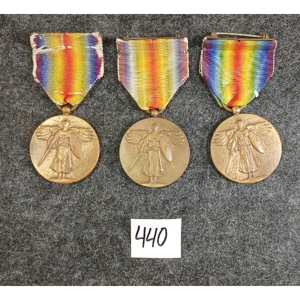 LOT OF 3 - WWI US MEDALS