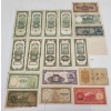 Image 2 : LOT OF 20 - CHINESE BANKNOTES - INCL CUSTOMS GOLD UNITS, NATIONALISTS ONE-SIDED NOTES, ETC