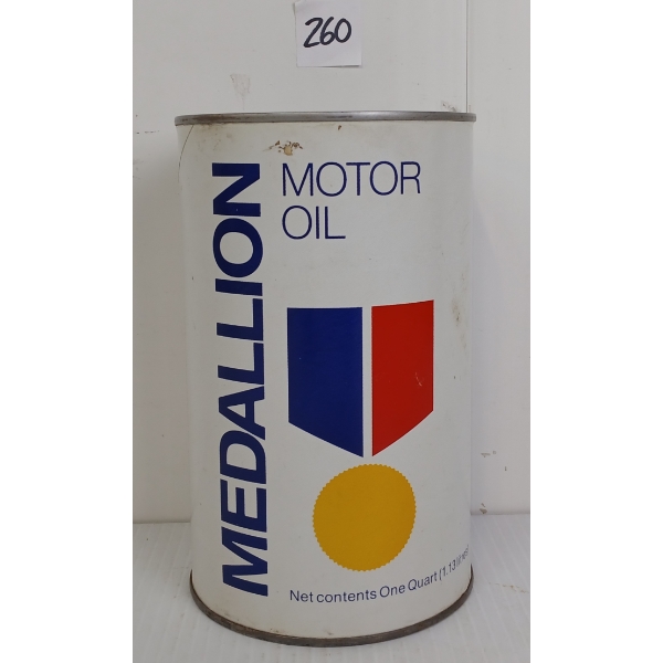 MEDALLION MOTOR OIL QT CAN