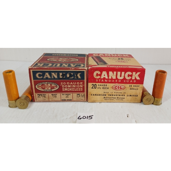 AMMO: 50X CIL CANUCK 20GA - 2 1/2IN - #2 & BB