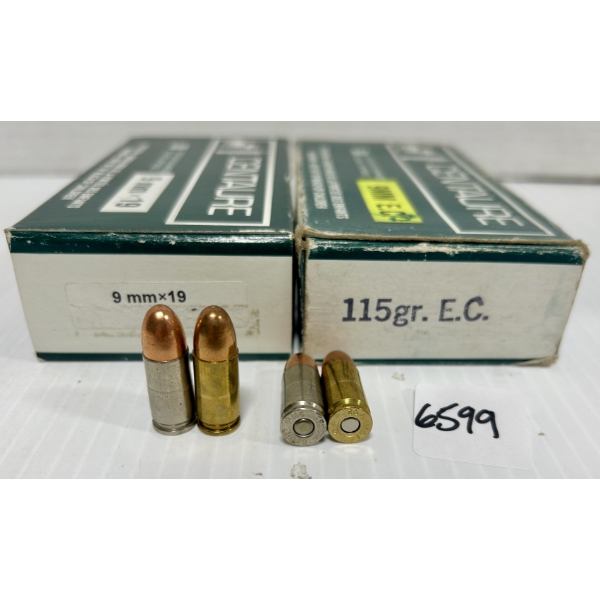 AMMO: 100X 9 MM - FMJ RELOADS