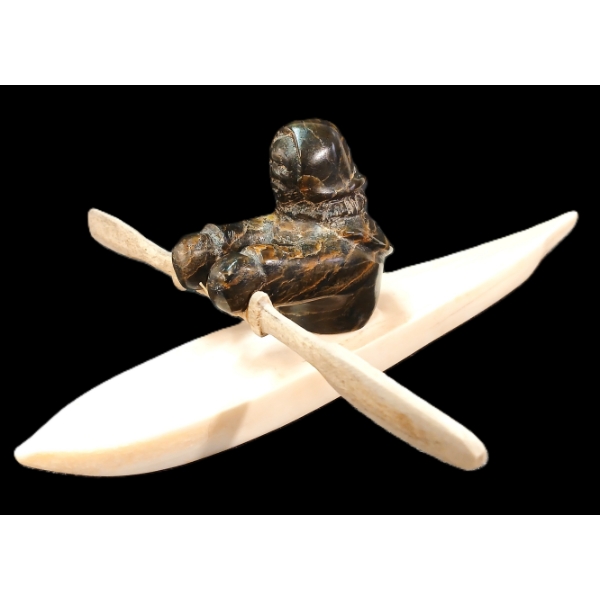KAYAKER - SIGNED - ANTLER & STONE