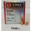 Image 1 : BULLETS: 100X HORNADY 6MM - 58GR - V-MAX 