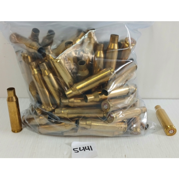 BRASS: APPROX 100X FEDERAL - 7MM-08 - ONCE FIRED