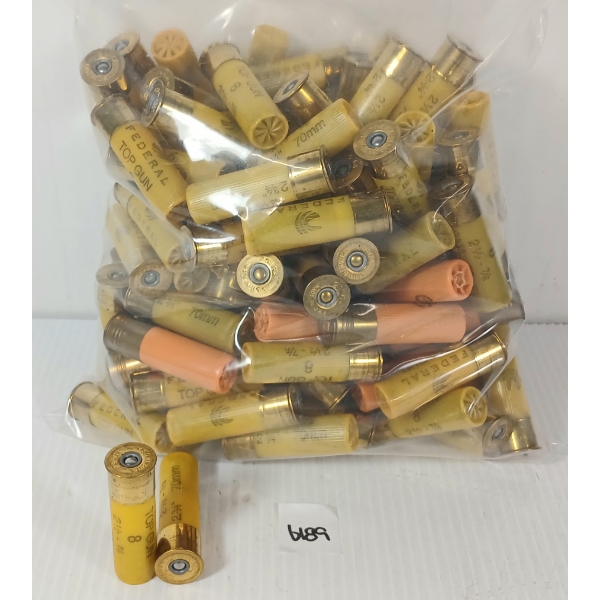 AMMO: QTY OF MIXED 20GA - 2 1/2 & 2 3/4IN - #6 & 8 SHOT - 9.5LBS