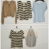 Image 2 : LOT OF 5 - WOMEN'S LIFETIME CARDIGAN & T-SHIRTS - FT MARNIE, HENLEY, V-NECK & RAGLAN STYLES