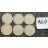 Image 2 : LOT OF 6 - 1944 CDN 25 CENT COINS
