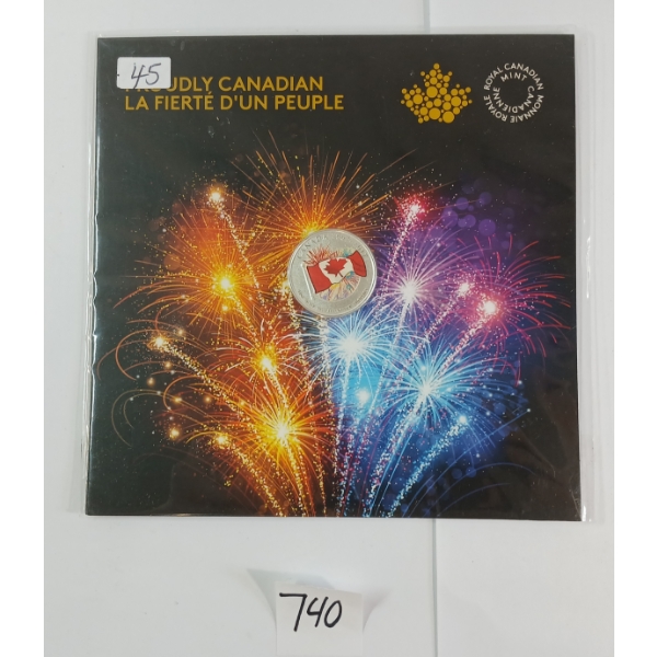 2017 RCM $5 SILVER COIN - PROUDLY CANADIAN
