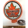 Image 1 : SUPERTEST GLASS GAS PUMP GLOBE