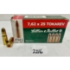 Image 1 : AMMO: 47X S&B 7.62X25 MM TAKOAREV - 85 GR FMJ