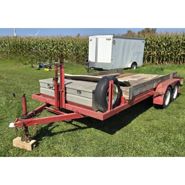 TILT & LOAD TRAILER W/RAMPS