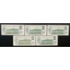 Image 5 : LOT OF 18 - 1973 CDN $1 BANKNOTES - INCL CONSECUTIVE