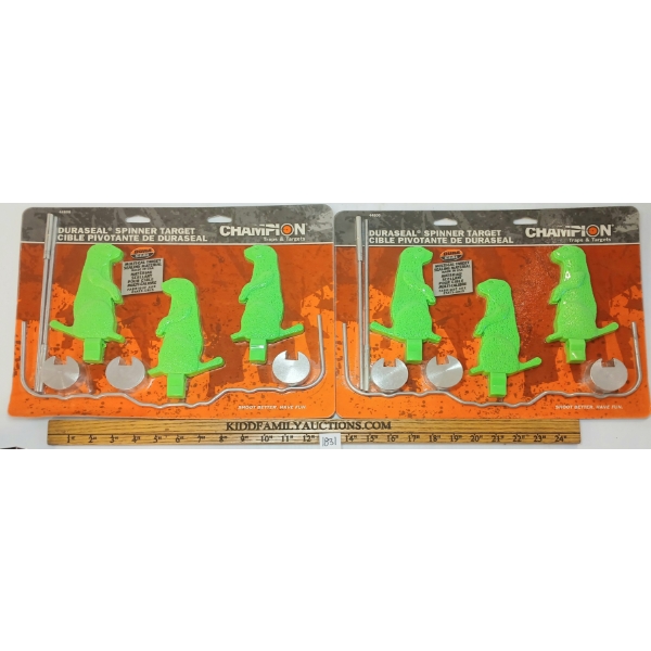 LOT OF 2 - CHAMPION DURASEAL SPINNER TARGETS