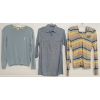 Image 2 : LOT OF 5 - WOMEN'S SWEATERS, BUTTON-UP SHIRTS & PANTS - MFG LIFETIME, WESC, SPLIT & ALL-DAY APPAREL