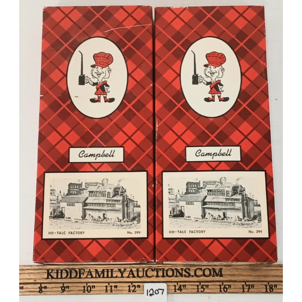 LOT OF 2 - CAMPBELL TALC FACTORY KITS #399