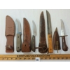 Image 1 : LOT OF 4 - ASSORTED KNIVES W/ SHEATHS