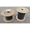 Image 1 : LOT OF 2 - CABLE WIRE SPOOLS - INCL 3/22