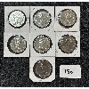 Image 2 : LOT OF 7 - 1969-1983 CDN VOYAGEUR SILVER DOLLAR COINS 