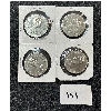 Image 1 : LOT OF 4 - 1968-1985 CDN VOYAGEUR SILVER DOLLARS