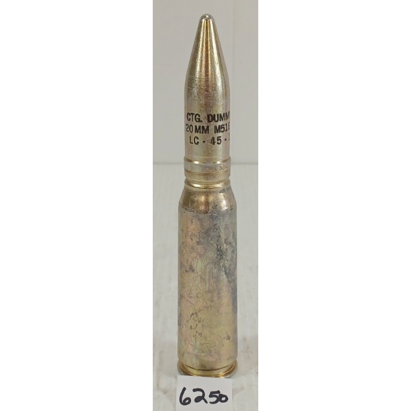 AMMO: 1X 20MM M51E8 LC 45 DUMMY ROUND