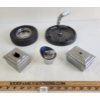 LOT OF 5 - ASHTRAYS & TABLE LIGHTER - INCL HARRY DAVIES FLYING GODDESS