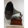509  CHANTAL PHONOGRAPH RECORD PLAYER W/ FLOWER HORN
