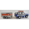 Image 2 : NYLINT PRESSED STEEL MOVIN'-TRIO U-HAUL PICKUP & TRAILER SET