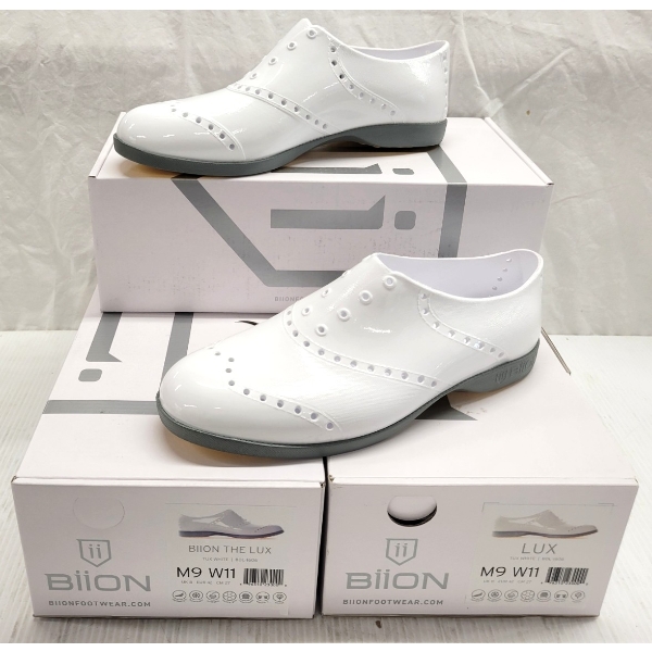 LOT OF 3 - BIION SHOES - FT THE LUX TUX WHITE STYLE