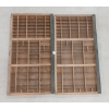 Image 1 : LOT OF 2 - TYPE SET TRAYS