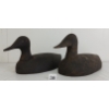 Image 1 : LOT OF 2 - UNSIGNED WOOD DUCK DECOYS