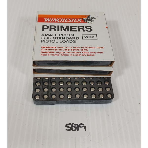 PRIMERS: 300X WINCHESTER NO. WSP SMALL PISTOL PRIMERS