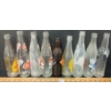 Image 4 : LOT OF 9 - POP BOTTLES - CRUSH, HIRE'S ROOT BEER, DR. PEPPER, VERNOR'S, PENETANG, STUBBY, ETC